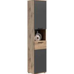 Hochschrank fürs Bad - 2-türig & Fach & Schublade - Depart^Wohnen Sale