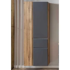 Wohnen Hochschrank mit drei Türen mit Schublade - Jambi