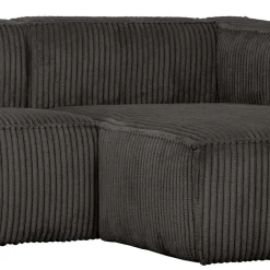 Wohnen Hochwertige Wohnlandschaft aus Cord Dunkelgrau - Joha