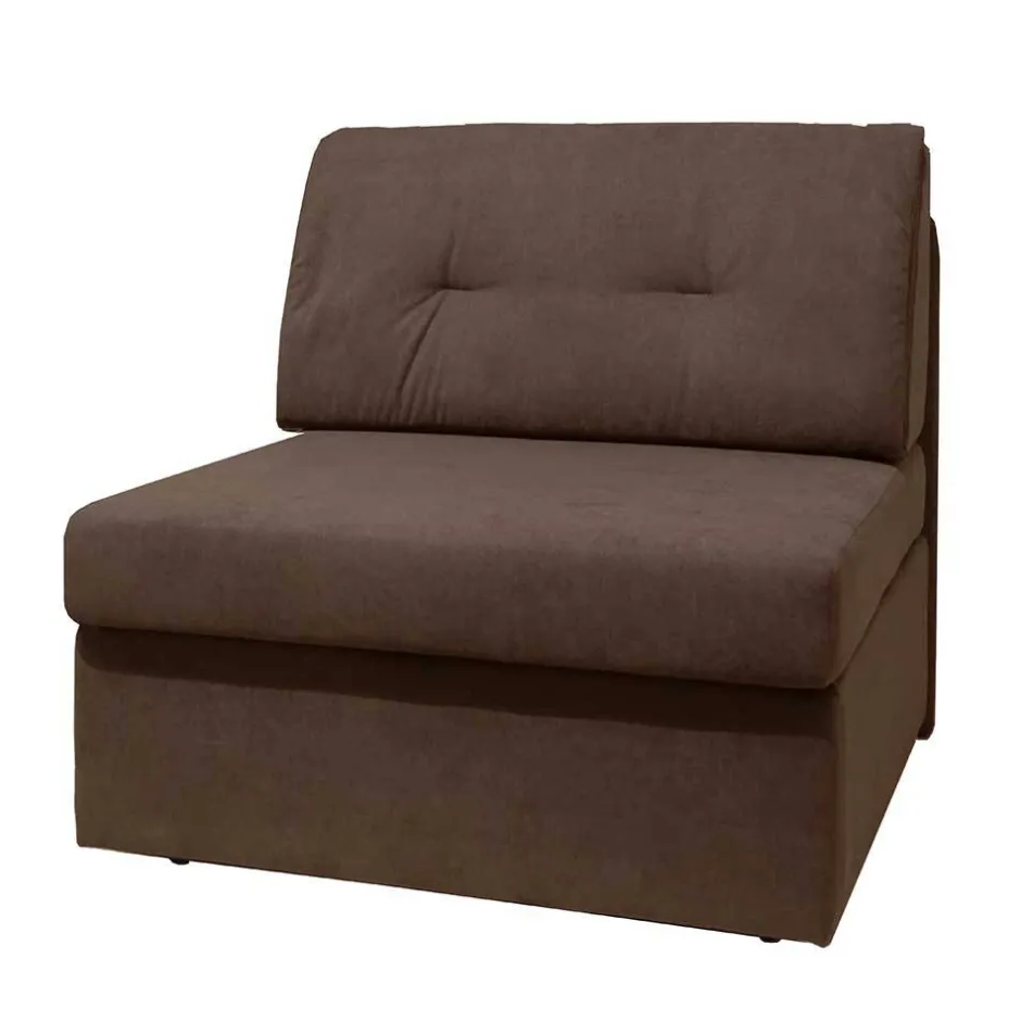 Wohnen Hochwertiger Schlafsessel in Dunkelbraun - Camuna