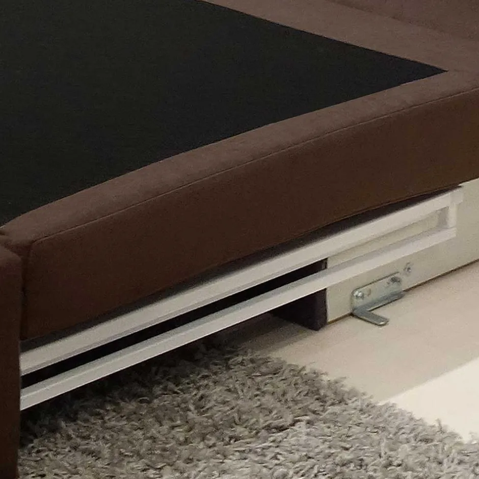 Wohnen Hochwertiger Schlafsessel in Dunkelbraun - Camuna