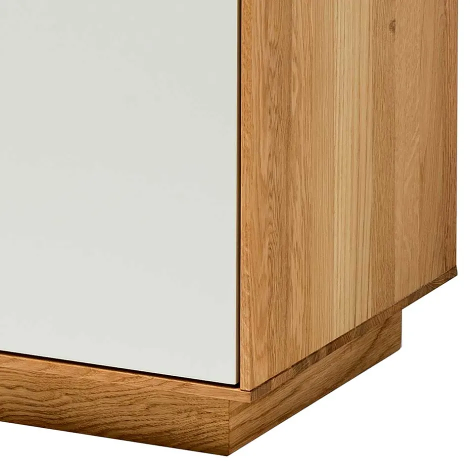 Hochwertiges Highboard in Weiß & Eiche - Smonia^Wohnen Sale