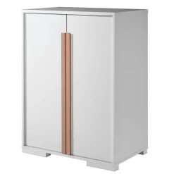 Kinder Wohnen Hochwertiges Hochbett mit Schrank - Rikardio (dreiteilig)