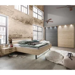 Hochwertiges Schlafzimmer Set mit LED - Licruva (vierteilig)^Wohnen Best