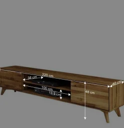 Hochwertiges TV Lowboard 2-türig - Eavy^Wohnen Online