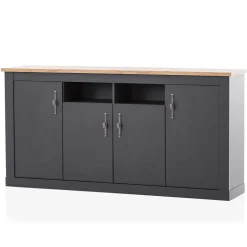 Wohnen Hohe Anrichte im Modernen Landhaus Look - Lionel