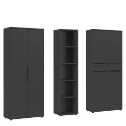 Wohnen Hohe Büroschränke & Regal Kombination - Tila (dreiteilig)