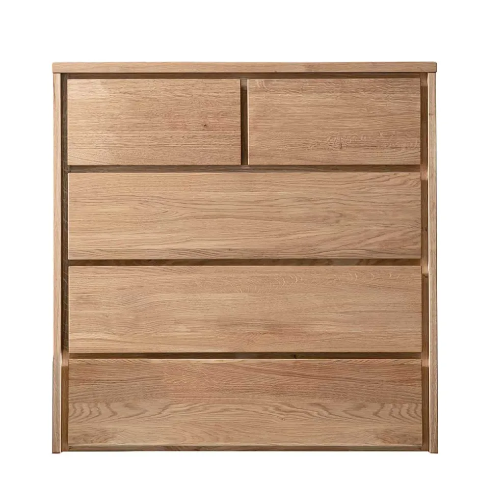 Wohnen Hohe Kommode mit fünf Schubladen - Villa