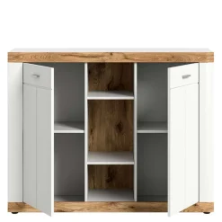 Hohe Kommode mit zwei Türen & drei Fächern - Hihat^Wohnen Hot