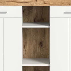 Hohe Kommode mit zwei Türen & drei Fächern - Hihat^Wohnen Hot