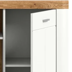 Hohe Kommode mit zwei Türen & drei Fächern - Hihat^Wohnen Hot