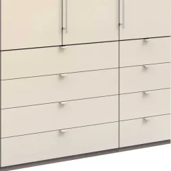 Hoher Schlafzimmer-Kleiderschrank mit zwölf Schubladen - Lavista^Wohnen New