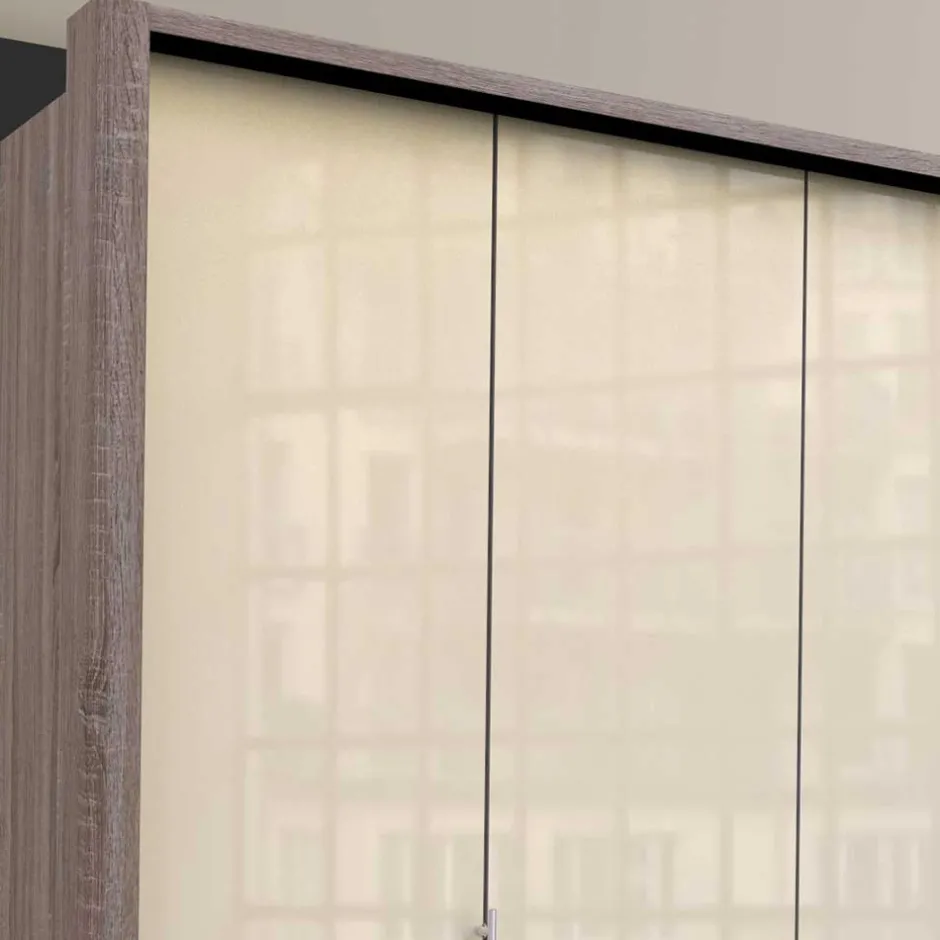 Hoher Schlafzimmer-Kleiderschrank mit zwölf Schubladen - Lavista^Wohnen New