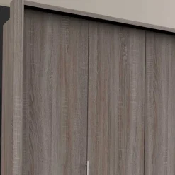 Wohnen Hoher Schlafzimmerschrank 3 türig - Crenba