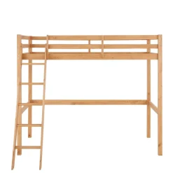 Hohes Hochbett aus Kiefer Massivholz - Usavina^Wohnen Clearance