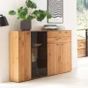 Hohes Sideboard mit Glaseinsatz und LED - Drinidad^Wohnen Hot