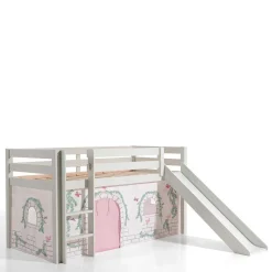 Hohes Spielbett für Mädchen in Weiß - Zurico^Wohnen Best