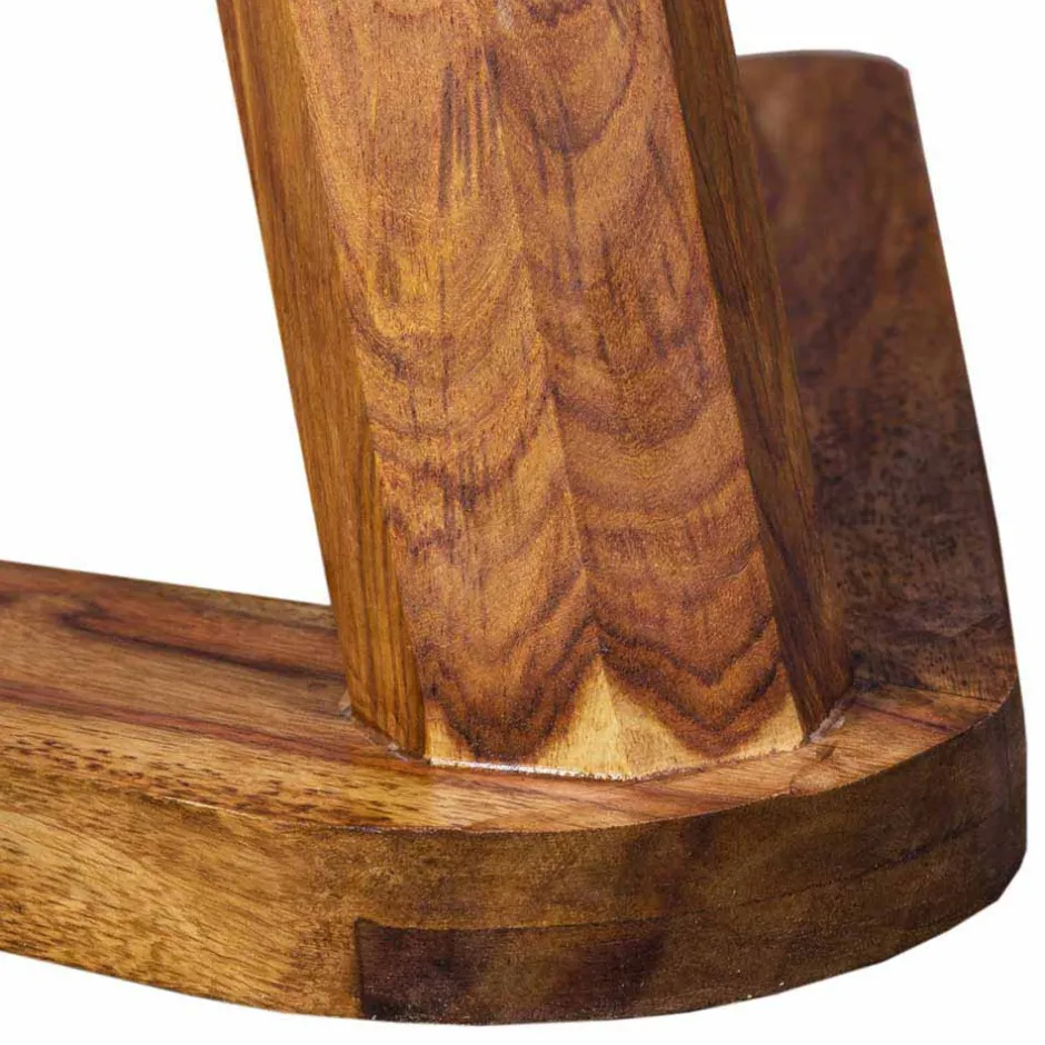 Holz Designertisch Jamsons mit Tischplatte rund^Wohnen Discount