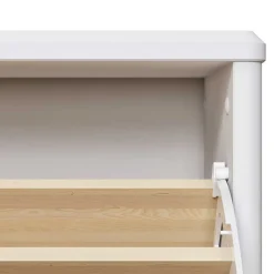 Wohnen Holz Dielenmöbel in Weiß gewachst - Oranias (vierteilig)