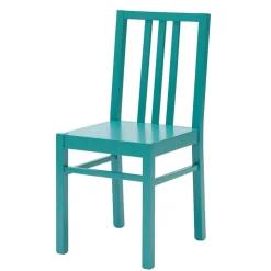 Holz Esszimmerstuhl in Türkis Grenium aus Buche (2er Set)^Wohnen New