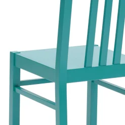 Holz Esszimmerstuhl in Türkis Grenium aus Buche (2er Set)^Wohnen New