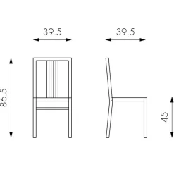 Holz Esszimmerstuhl in Türkis Grenium aus Buche (2er Set)^Wohnen New