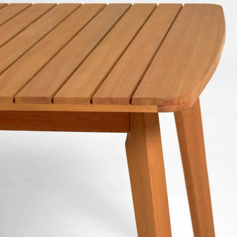 Wohnen Holz Gartentisch mit Butterflyauszug - Delphio