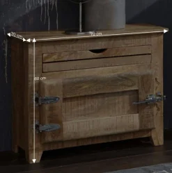 Wohnen Holz Kommode Suennas aus Mangobaum