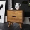 Wohnen Holz Nachtkommode aus Wildeiche - Eavy