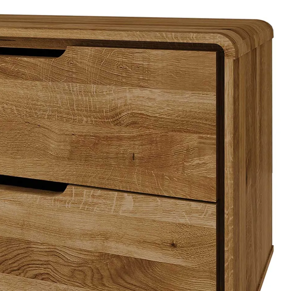 Wohnen Holz Nachtkommode aus Wildeiche - Eavy