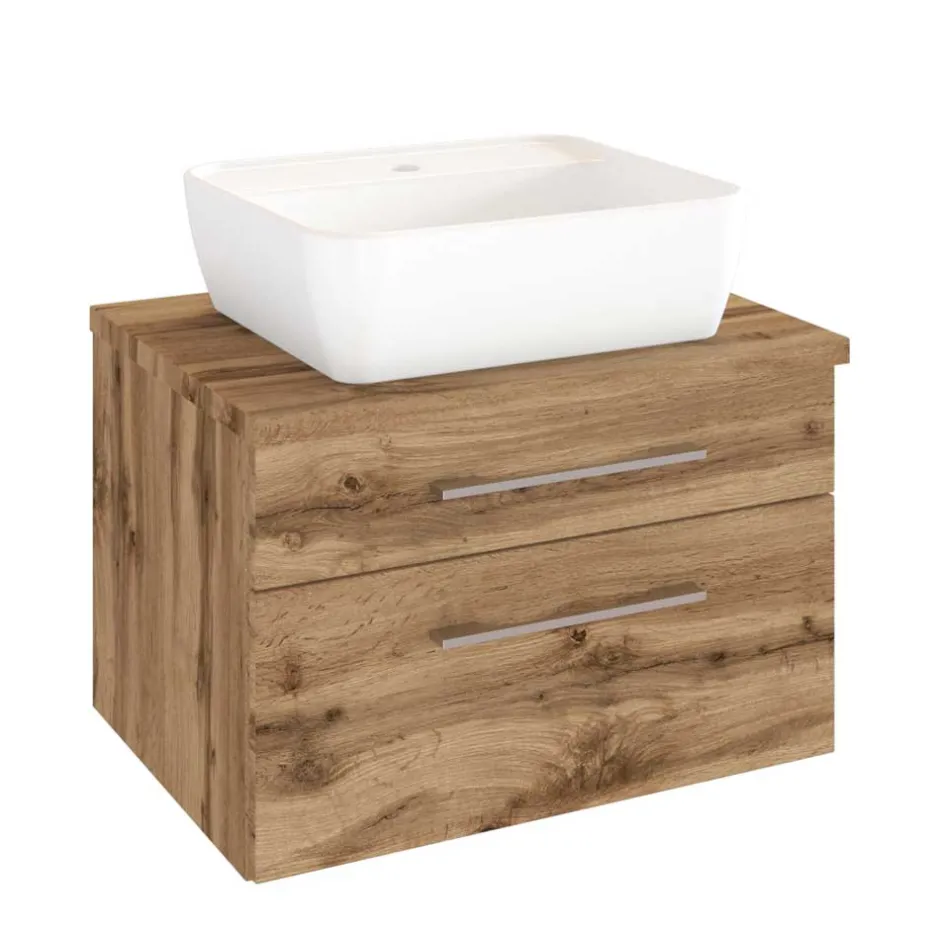 Wohnen Holz Optik Waschtisch in Wildeiche - Userina