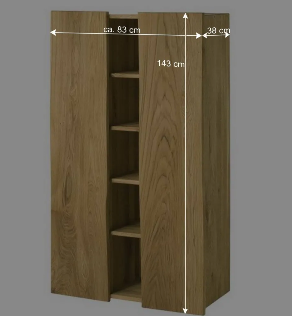 Holz Schuhschrank aus geölter Eiche - Avidora^Wohnen Best