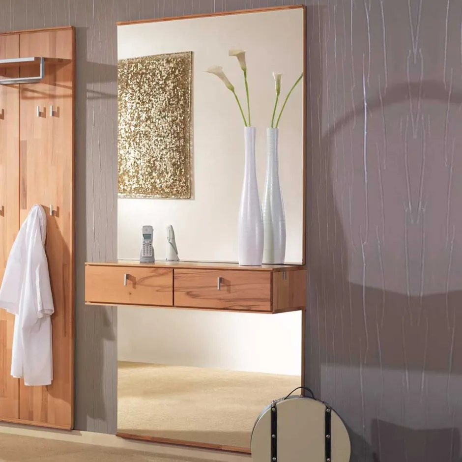 Wohnen Holz Spiegel Coestra mit Ablage