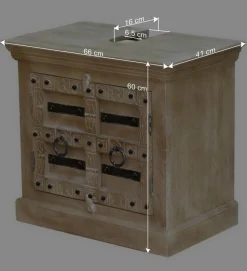 Holz Waschbeckenschrank im Shabby Chic Stil - Abid^Wohnen