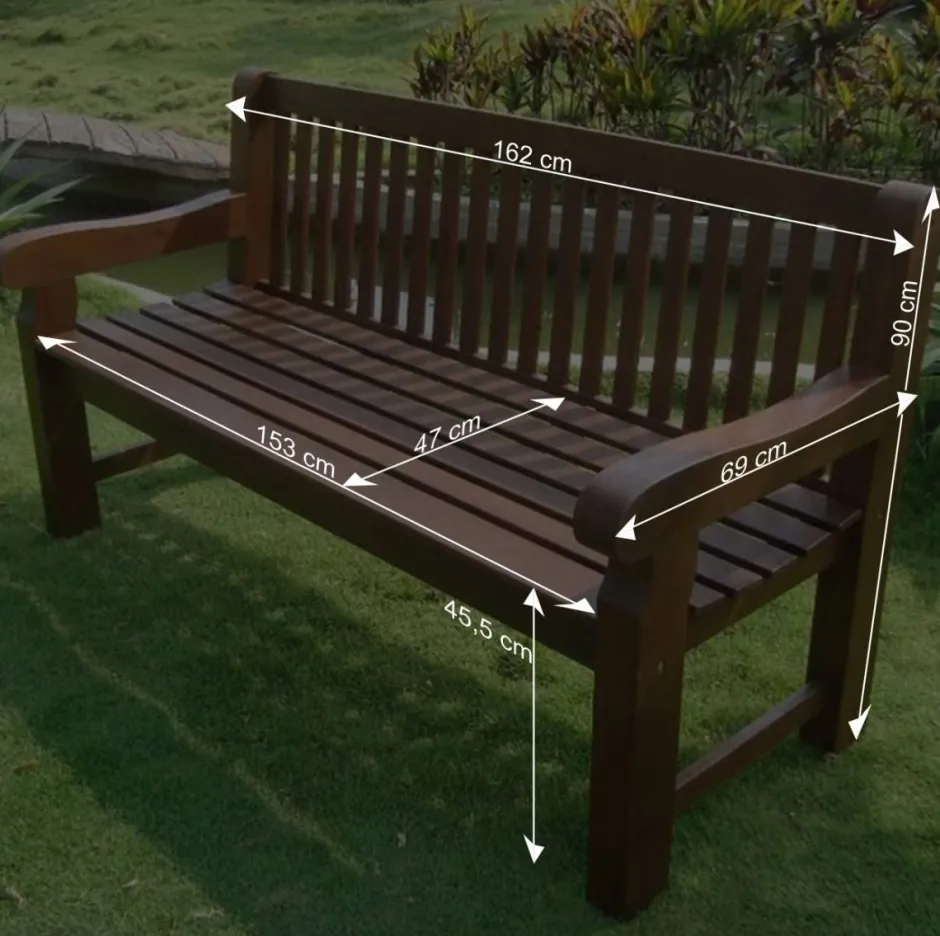 Wohnen Holzbank Vanessa für Garten