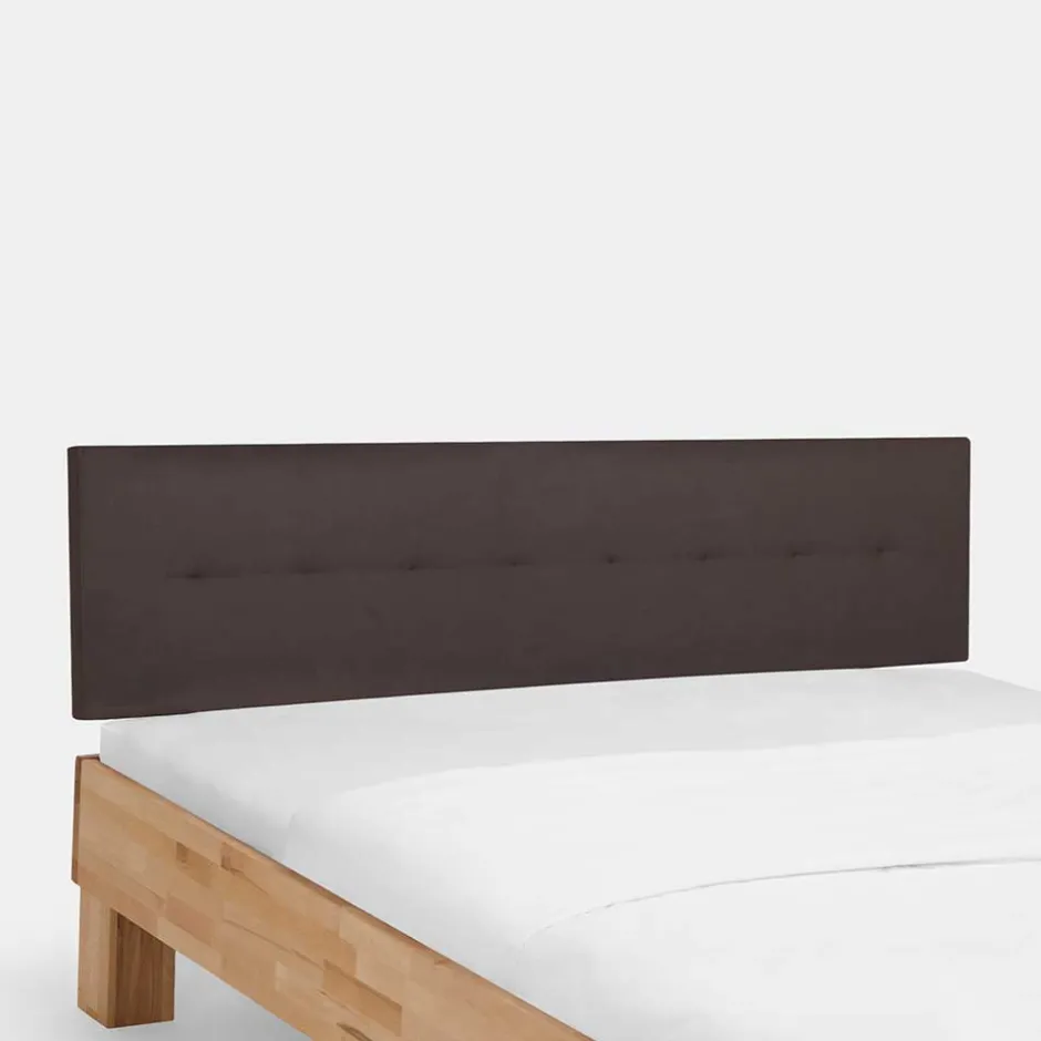 Holzbett Abraham mit Polsterkopfteil (dreiteilig)^Wohnen Clearance