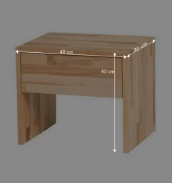 Holzbett Abraham mit Polsterkopfteil (dreiteilig)^Wohnen Clearance
