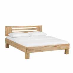 Wohnen Holzbett Life in Kernbuche natur geölt