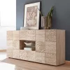 Holzdekor Sideboard in Sonoma-Eiche - Bielvas^Wohnen Sale