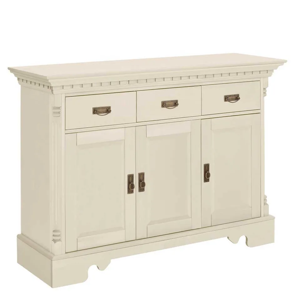 Holzkommode in Cremefarben gewachst - Rospus^Wohnen Best