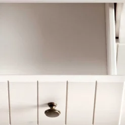 Wohnen Holzkommode in Weiß gewachst - Cilao