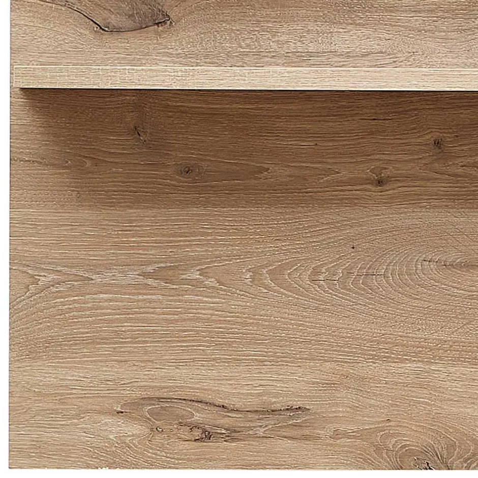 Wohnen Holzoptik TV Anbauwand Set - Zelio (dreiteilig)