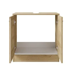 Wohnen Holzoptik Waschbeckenschrank in Eiche - Habanna