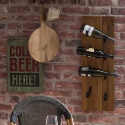 Wohnen Holzpaneel Weinregal aus Mangobaum - Mendoza