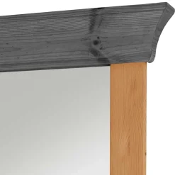 Wohnen Holzspiegel in Kiefer Laugenfarben & Grau - Cementa