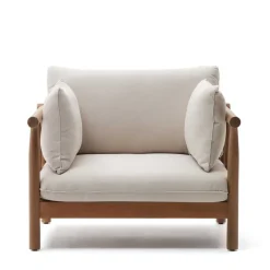 Wohnen Indoor Outdoor Sessel in Cremefarben - Perconia