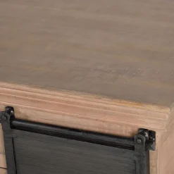 Wohnen Industrial Chic Couchtisch mit Stauraum - Jantonia