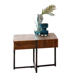 Industrial Couchtisch aus Akazie in Braun - Chadeys^Wohnen Clearance