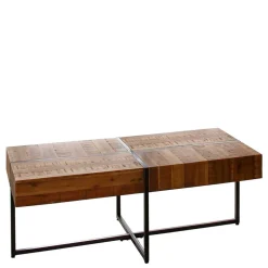 Industrial Couchtisch aus Akazie in Braun - Chadeys^Wohnen Clearance