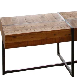 Industrial Couchtisch aus Akazie in Braun - Chadeys^Wohnen Clearance